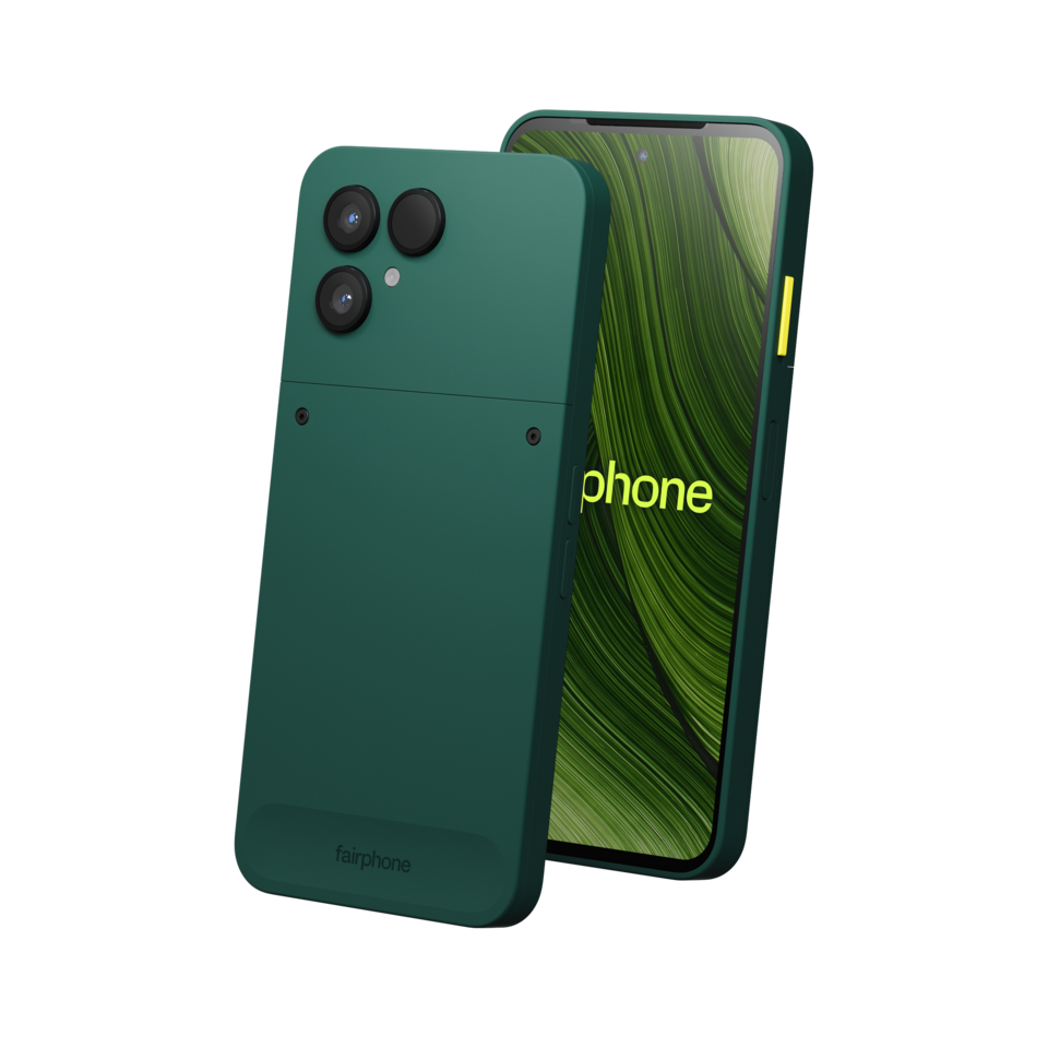Official image of the Fairphone Gen. 6 (2025), not the 6+. Fairphone · Wikimedia Commons · CC BY-SA 4.0. Original thumbnail without local modifications; not a Para Tu Rato test unit.